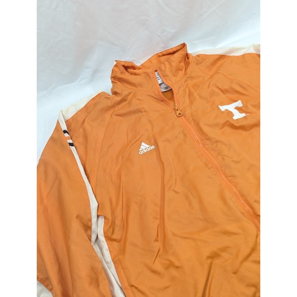 Adidas VTG Tennessee Volunteers Orange Track Jacket Full Zip Large *READ - Picture 2 of 10